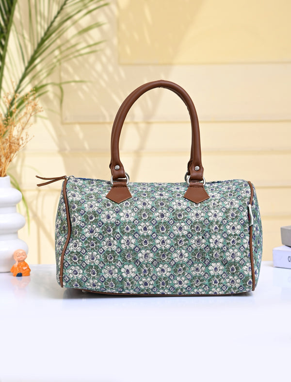 Block Printed Cotton Bag For Women