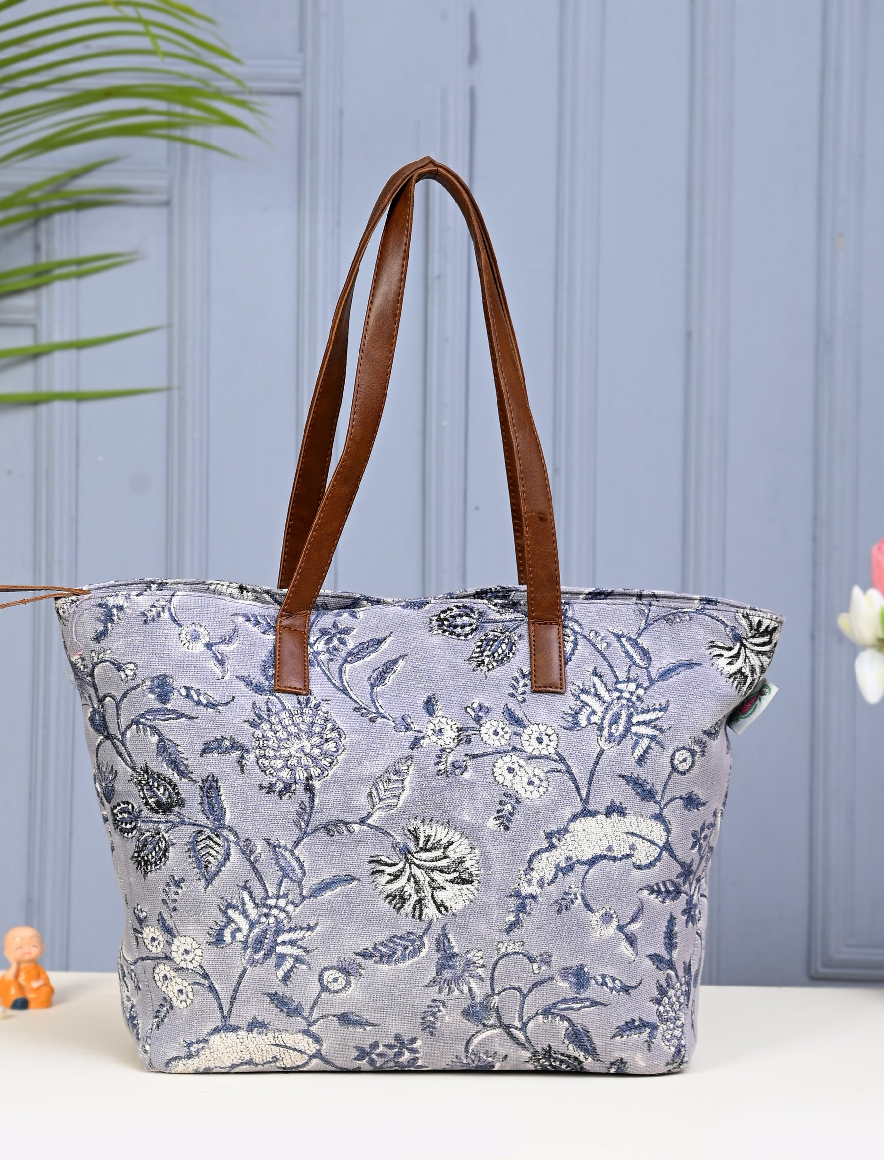 Block Printed Cotton Bag For Women