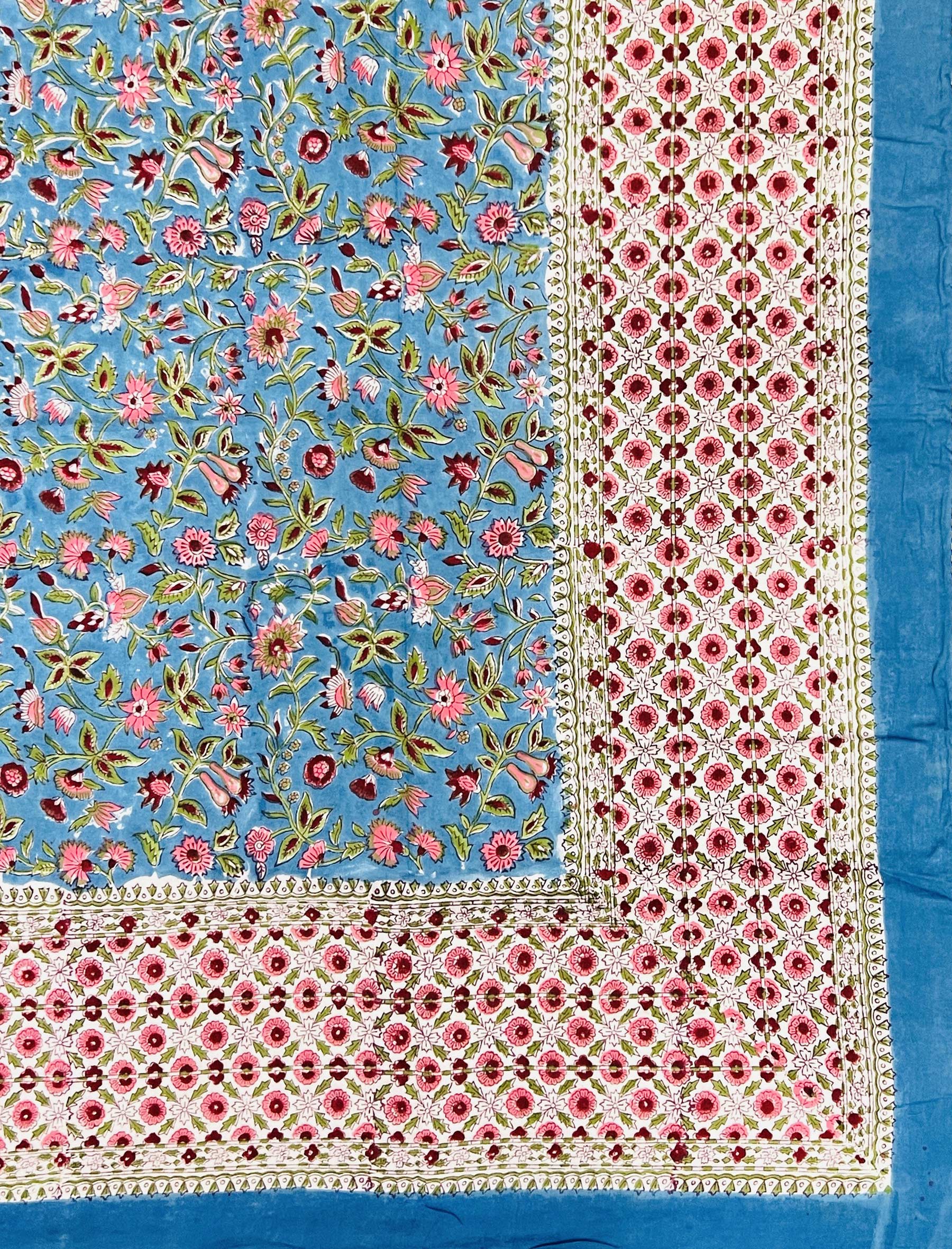 Hand Block Printed Cotton Double Dohar