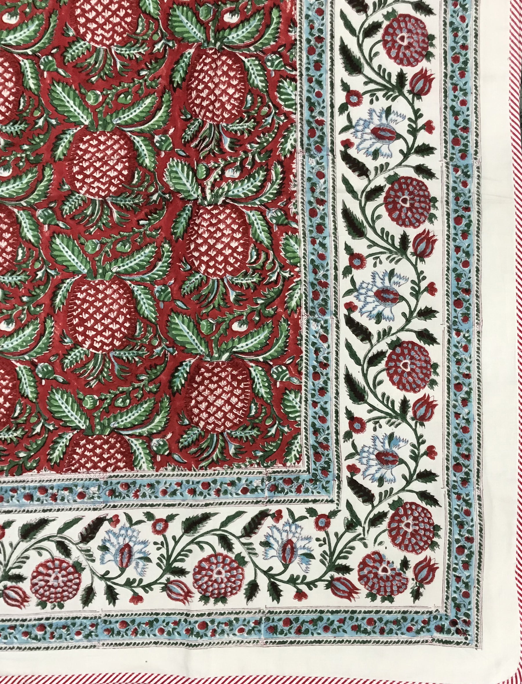 Hand Block Printed Cotton Double Dohar