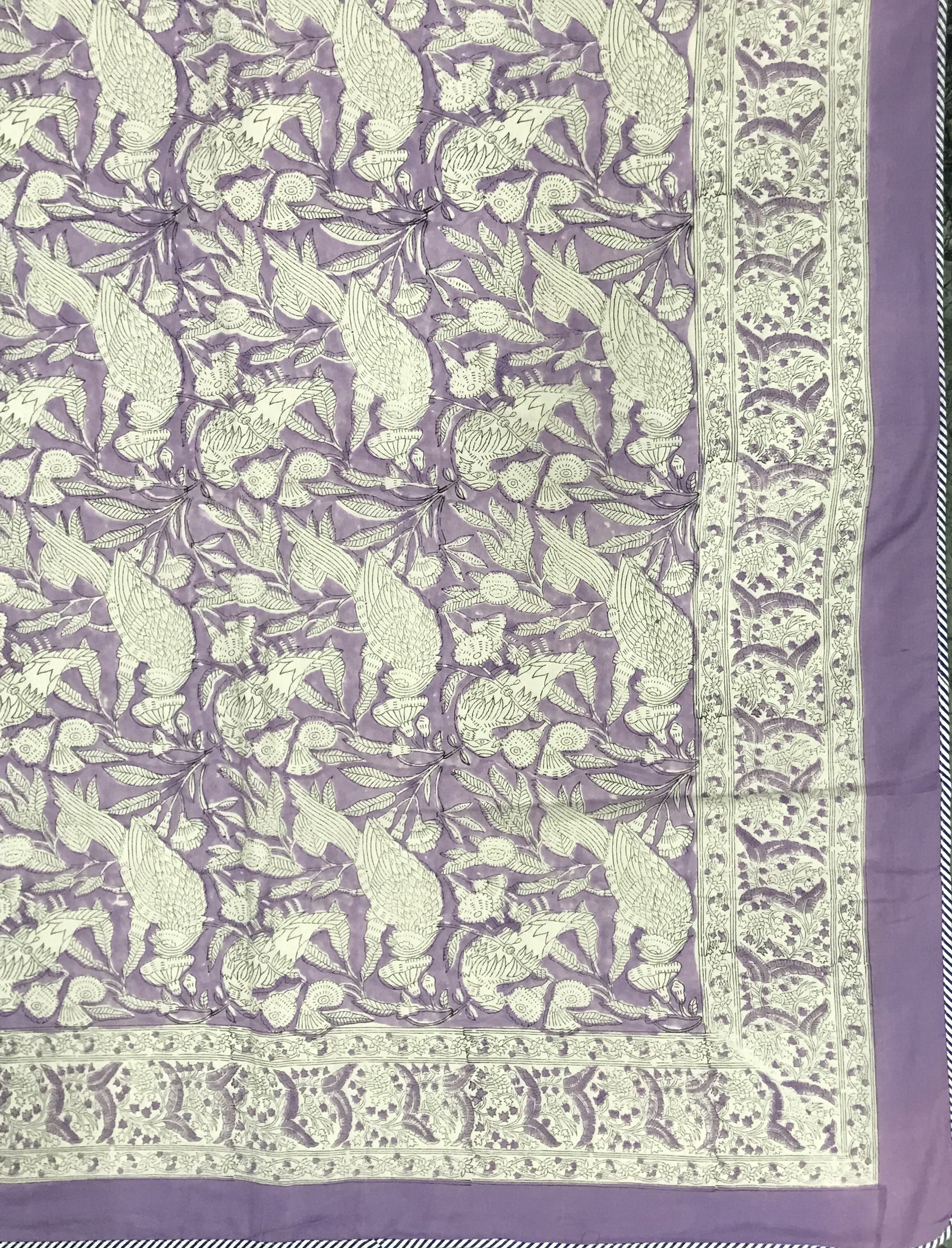 Hand Block Printed Cotton Double Dohar