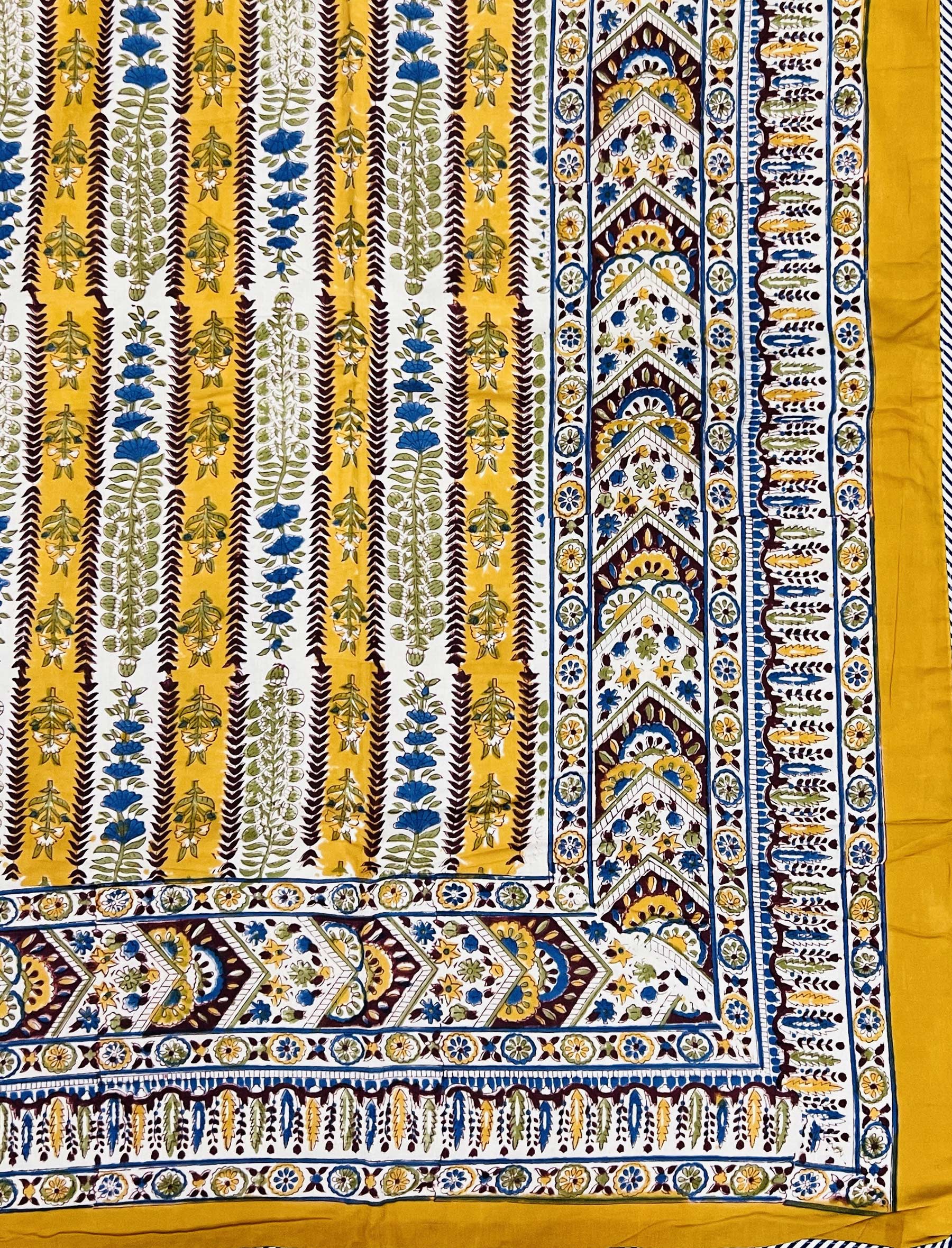 Hand Block Printed Cotton Single Dohar