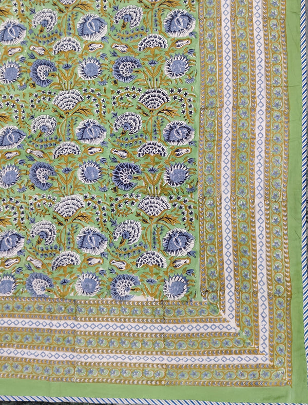 Hand Block Printed Cotton Double Dohar