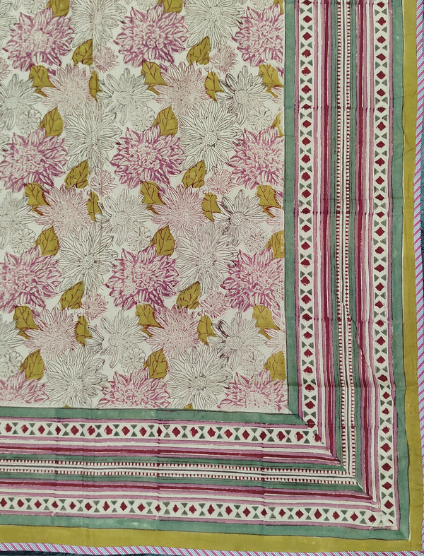 Hand Block Printed Cotton Double Dohar