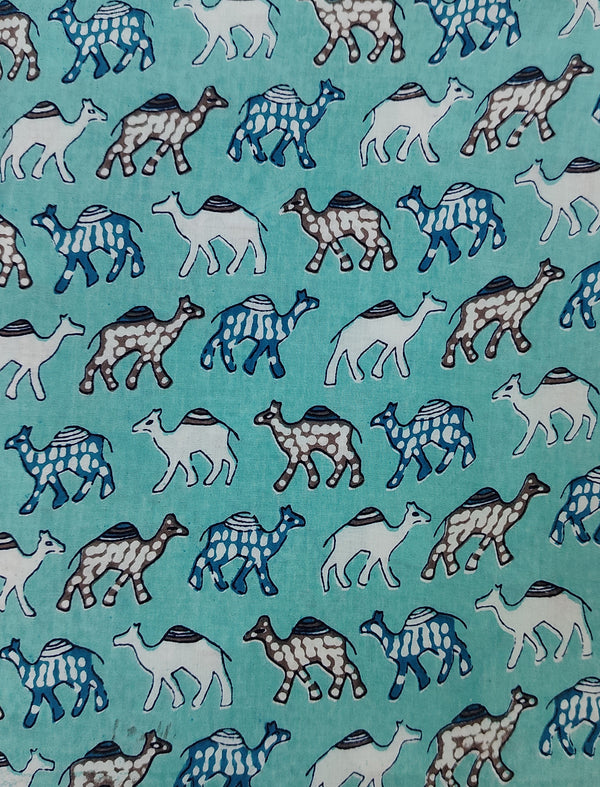 Cotton Block Printed Fabric