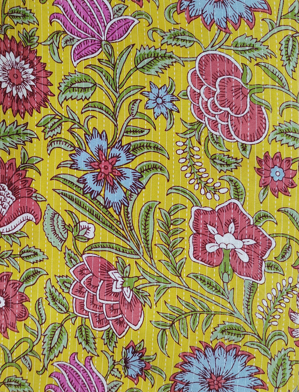 Cotton Block Printed Fabric