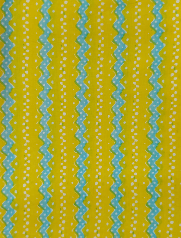 Cotton Block Printed Fabric