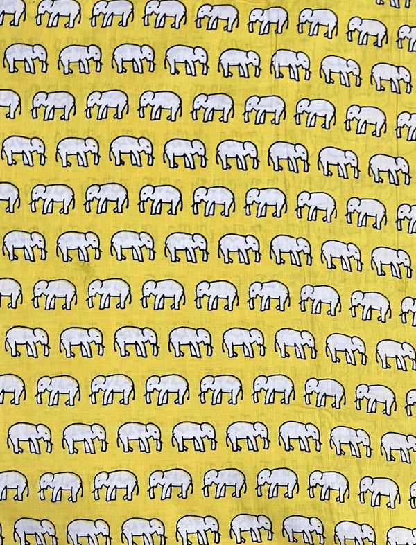 Cotton Block Printed Fabric