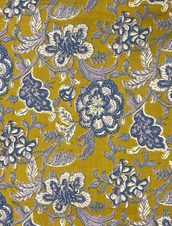 Cotton Block Printed Fabric