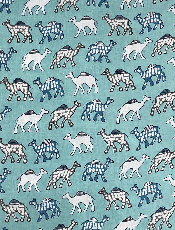 Cotton Block Printed Fabric