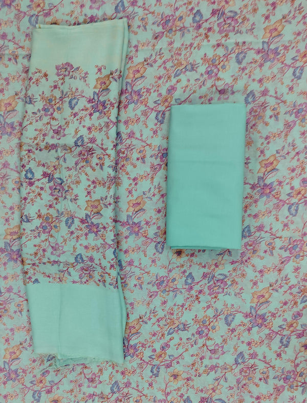 Festive Unstitched Chanderi Silk Fancy Suit