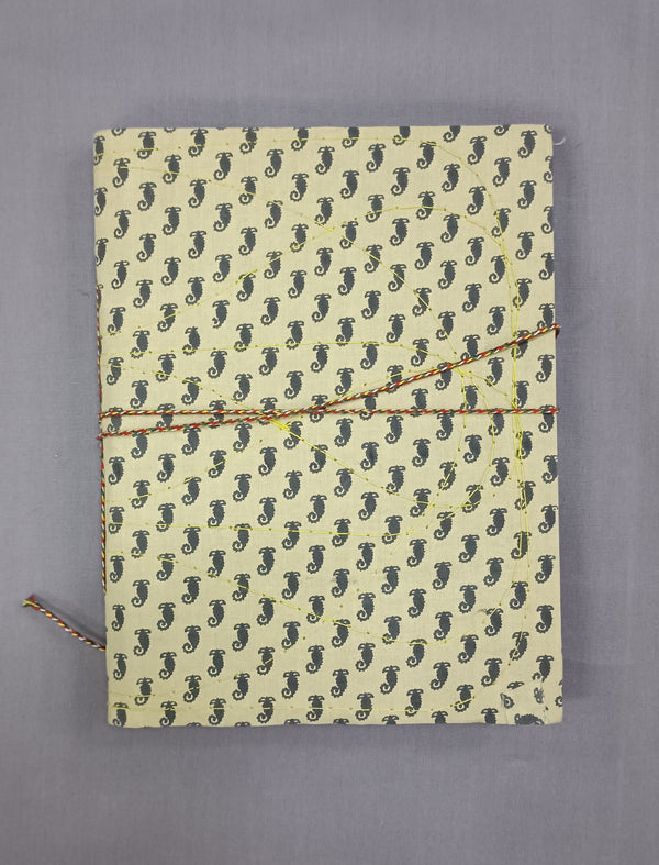 Elite Hand Block Printed Paper Notebook ( Medium )