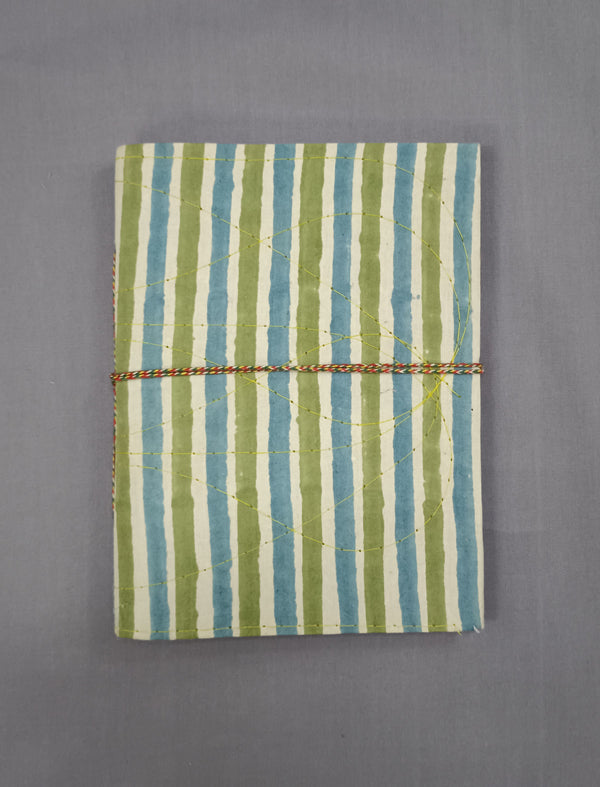 Elite Hand Block Printed Paper Notebook ( Medium )