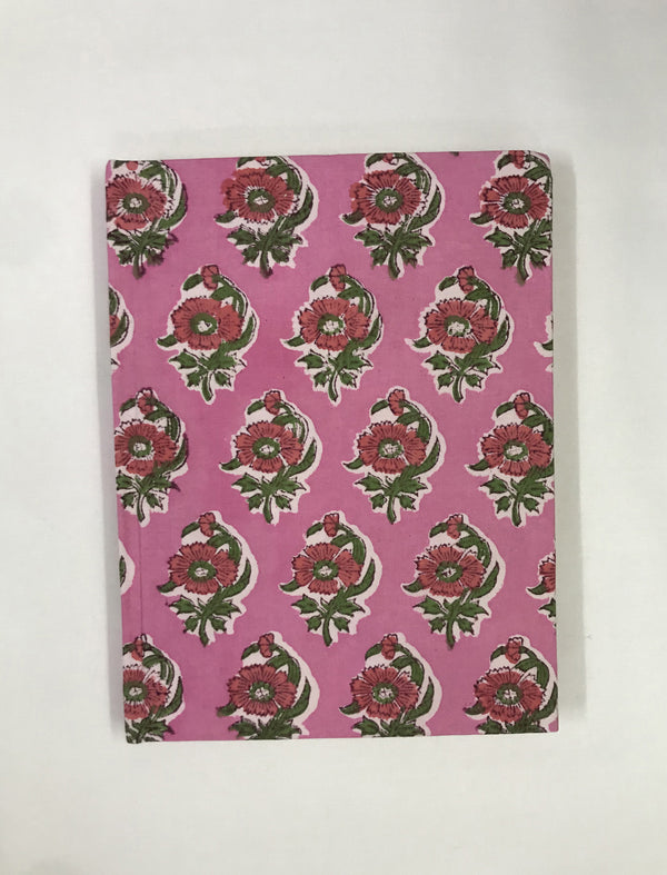 Elite Hand Block Printed Paper Notebook ( Medium )