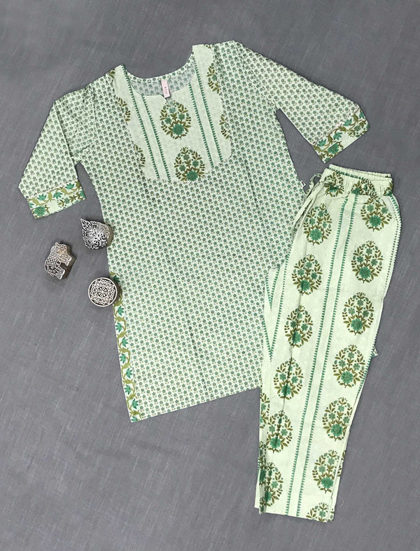 Cotton Kurta Pant Set For Kids ( Set 2 )