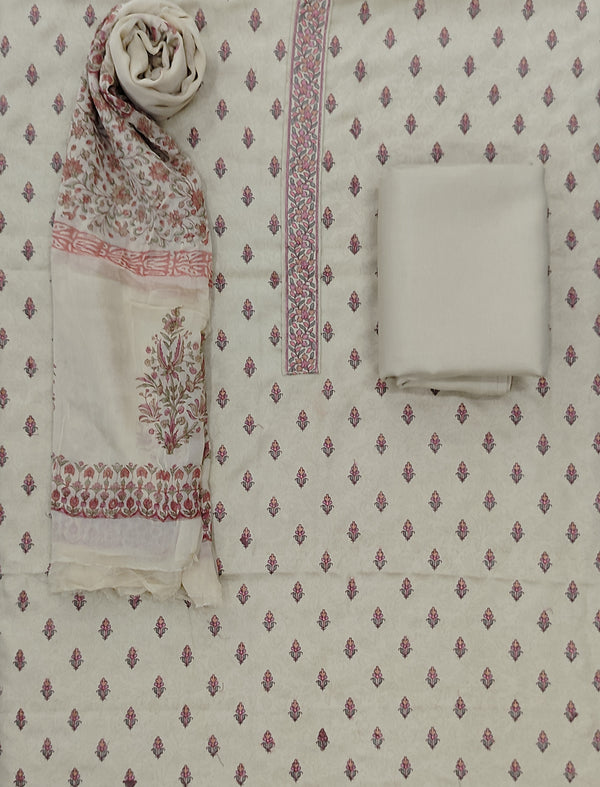 Unstitched Woolen Fancy Suit For Winters