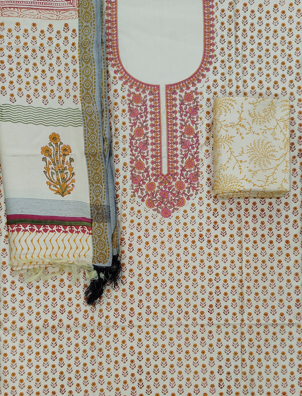 Unstitched Woolen Fancy Suit For Winters