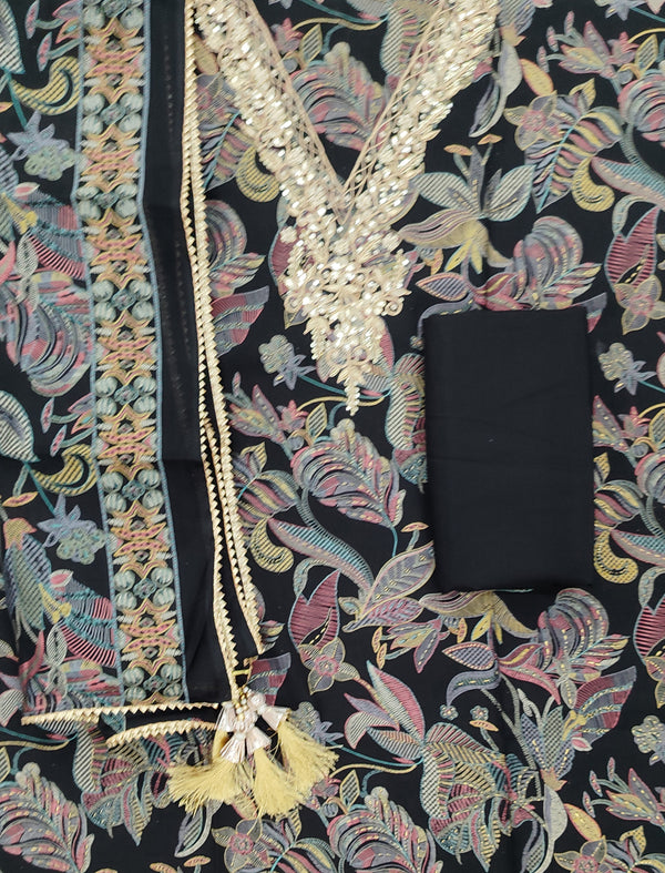 Festive Unstitched Modal Fancy Suit