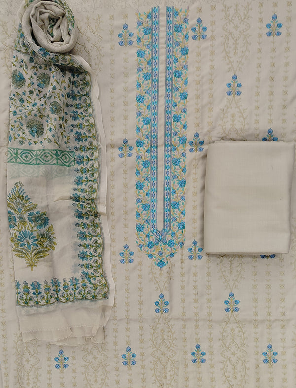 Unstitched Woolen Fancy Suit For Winters