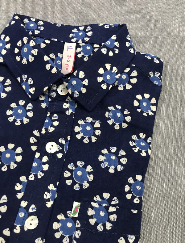 Printed Cotton Shirt For Kids