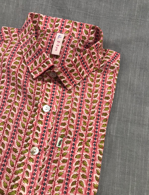 Printed Cotton Shirt For Kids