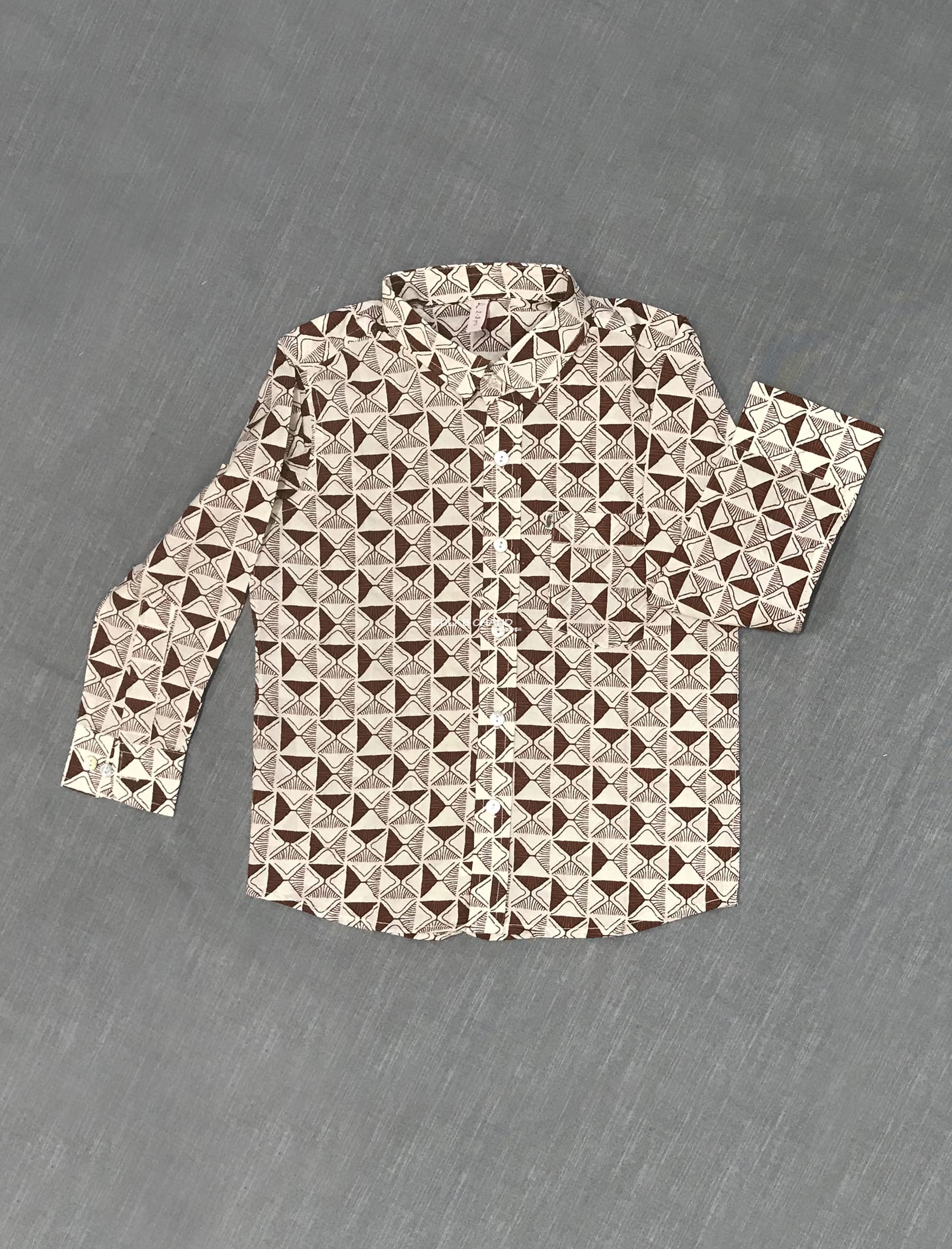 Printed Cotton Shirt For Kids