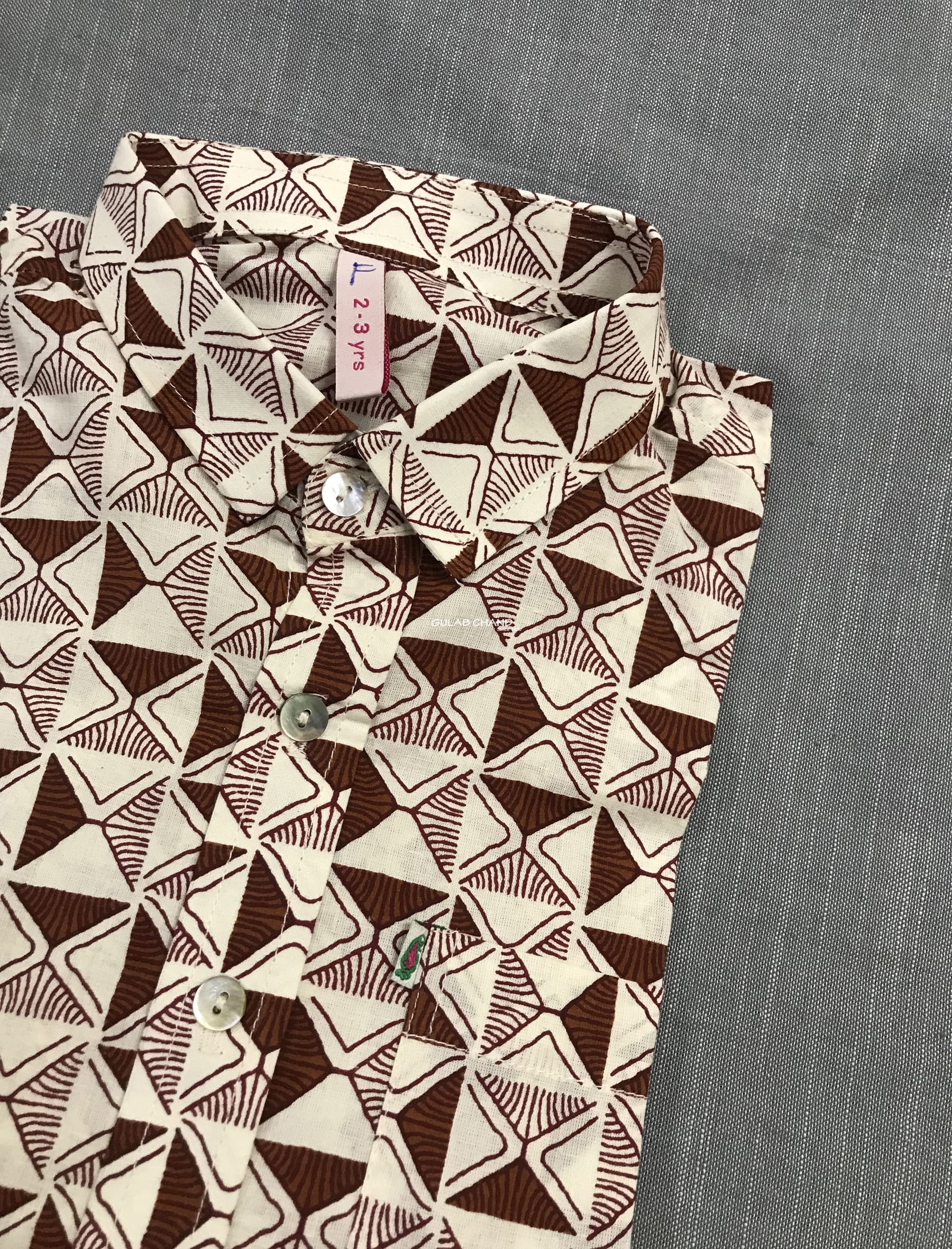 Printed Cotton Shirt For Kids