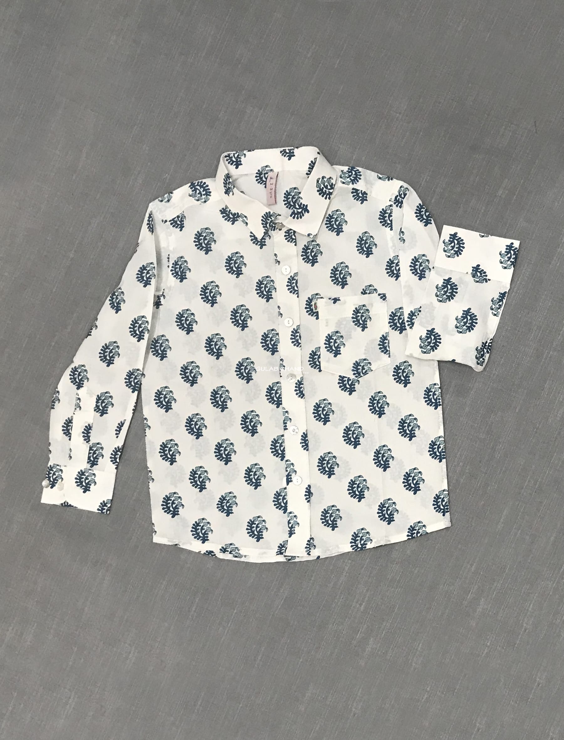 Printed Cotton Shirt For Kids