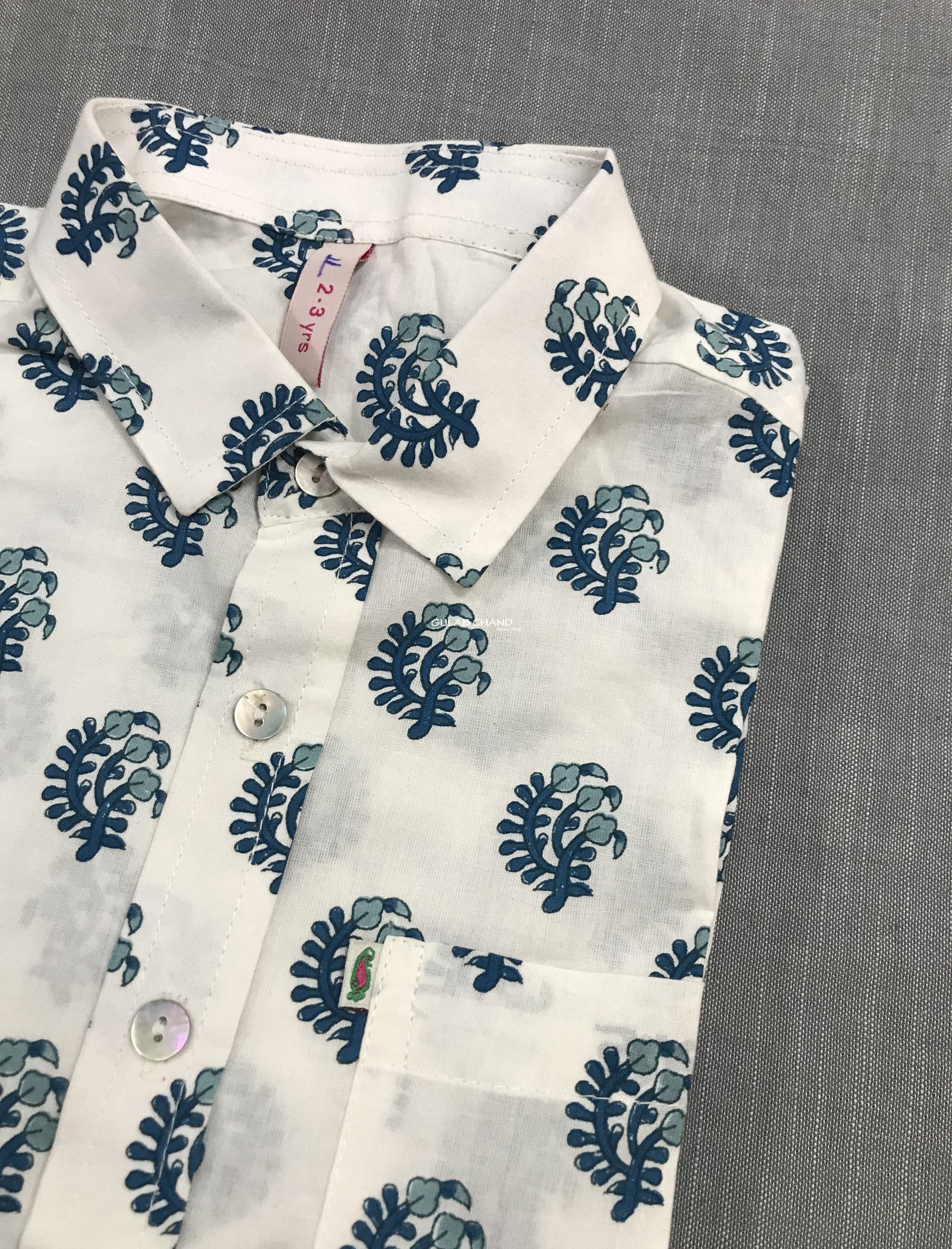 Printed Cotton Shirt For Kids