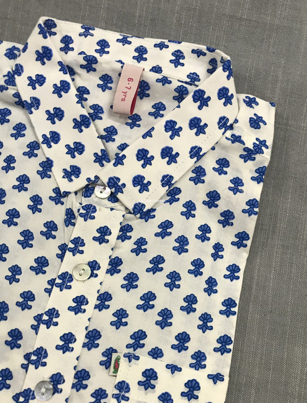 Printed Cotton Shirt For Kids