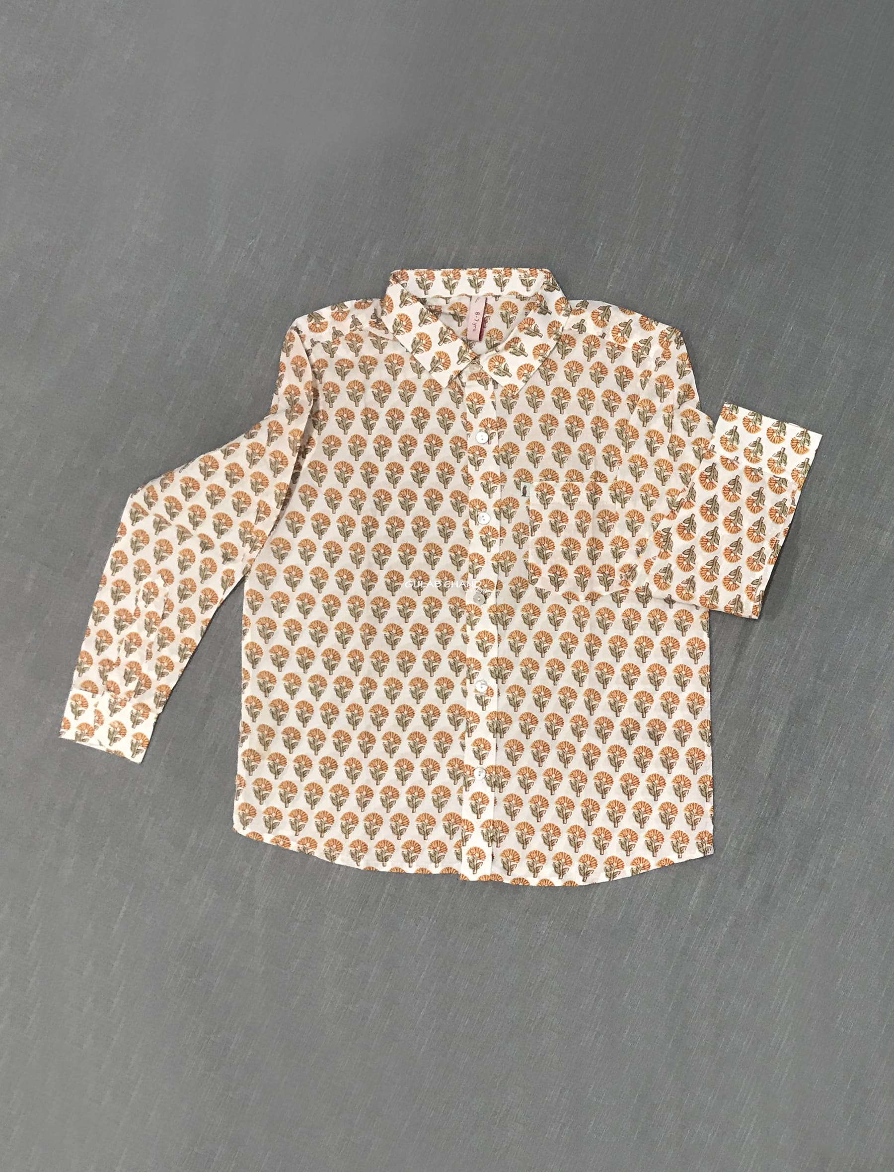 Printed Cotton Shirt For Kids