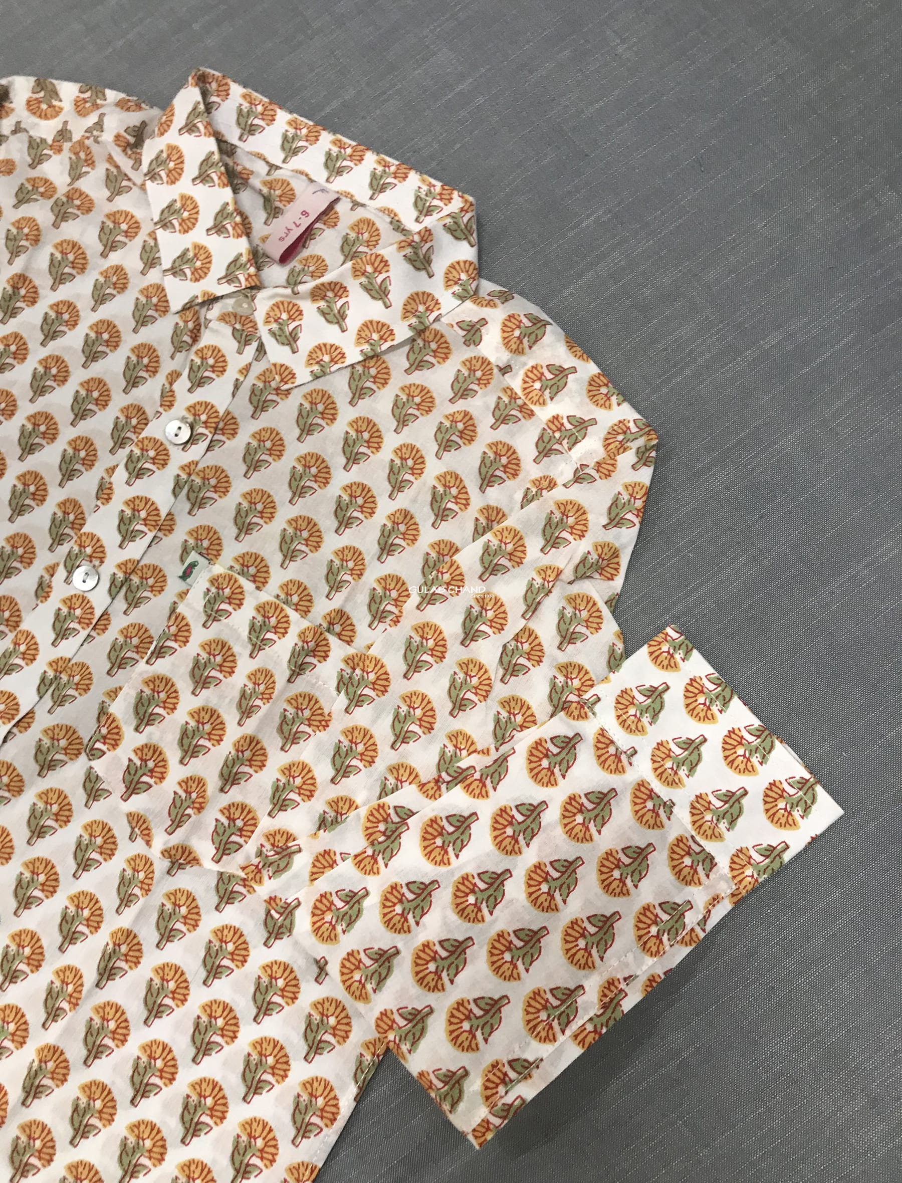 Printed Cotton Shirt For Kids