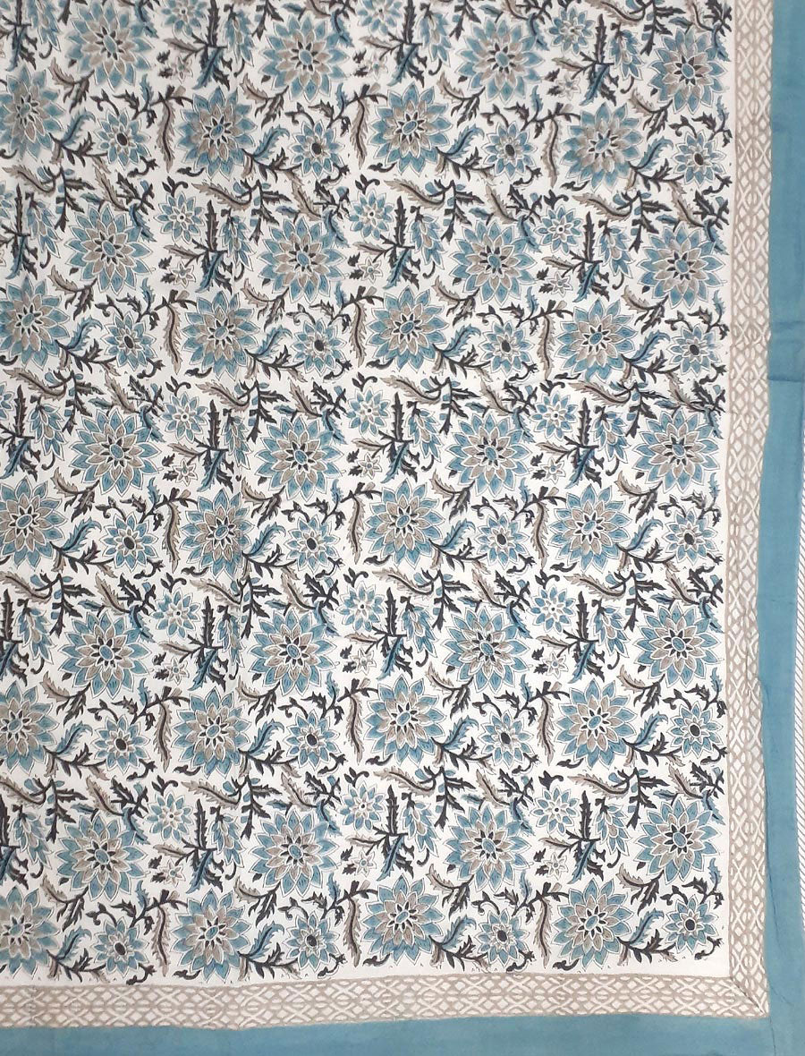 Hand Block Printed Cotton Dohar For Kids