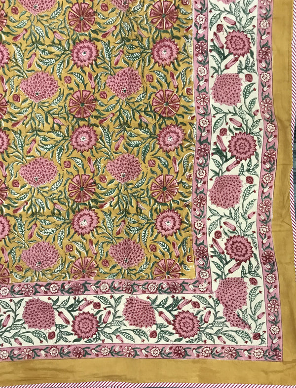 Hand Block Printed Cotton Dohar For Kids