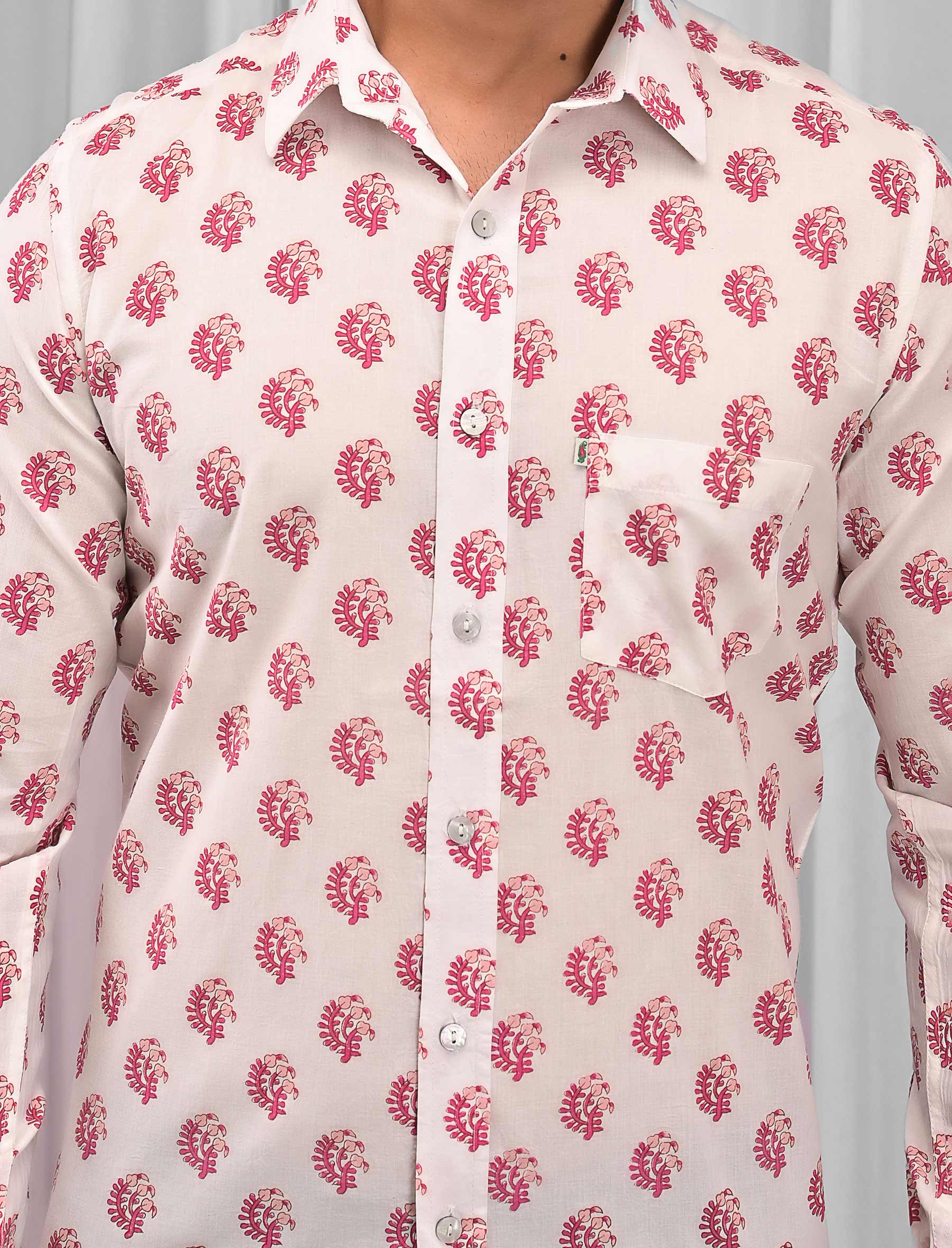 Cotton Printed Full Sleeves Shirt