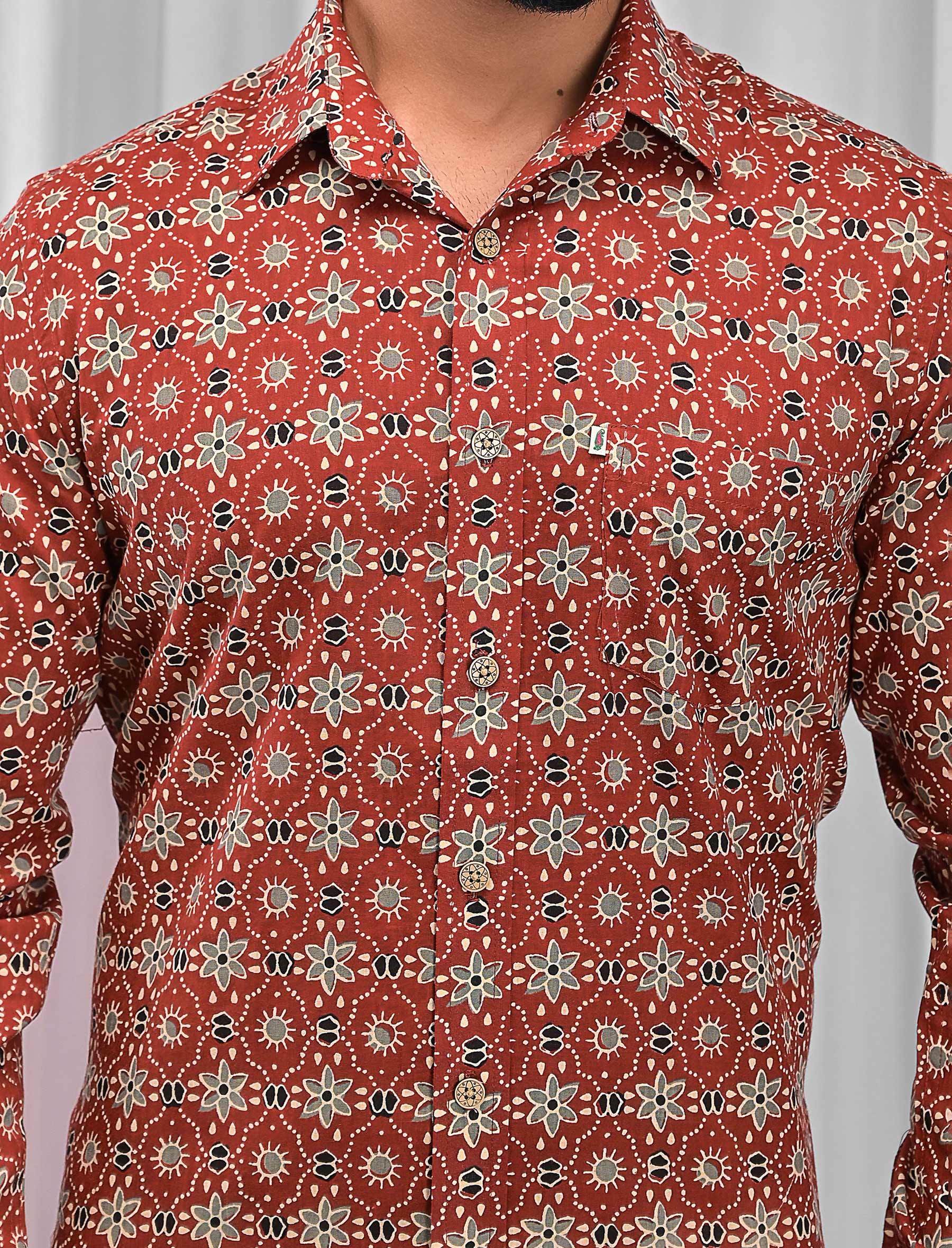 Cotton Printed Full Sleeves Shirt