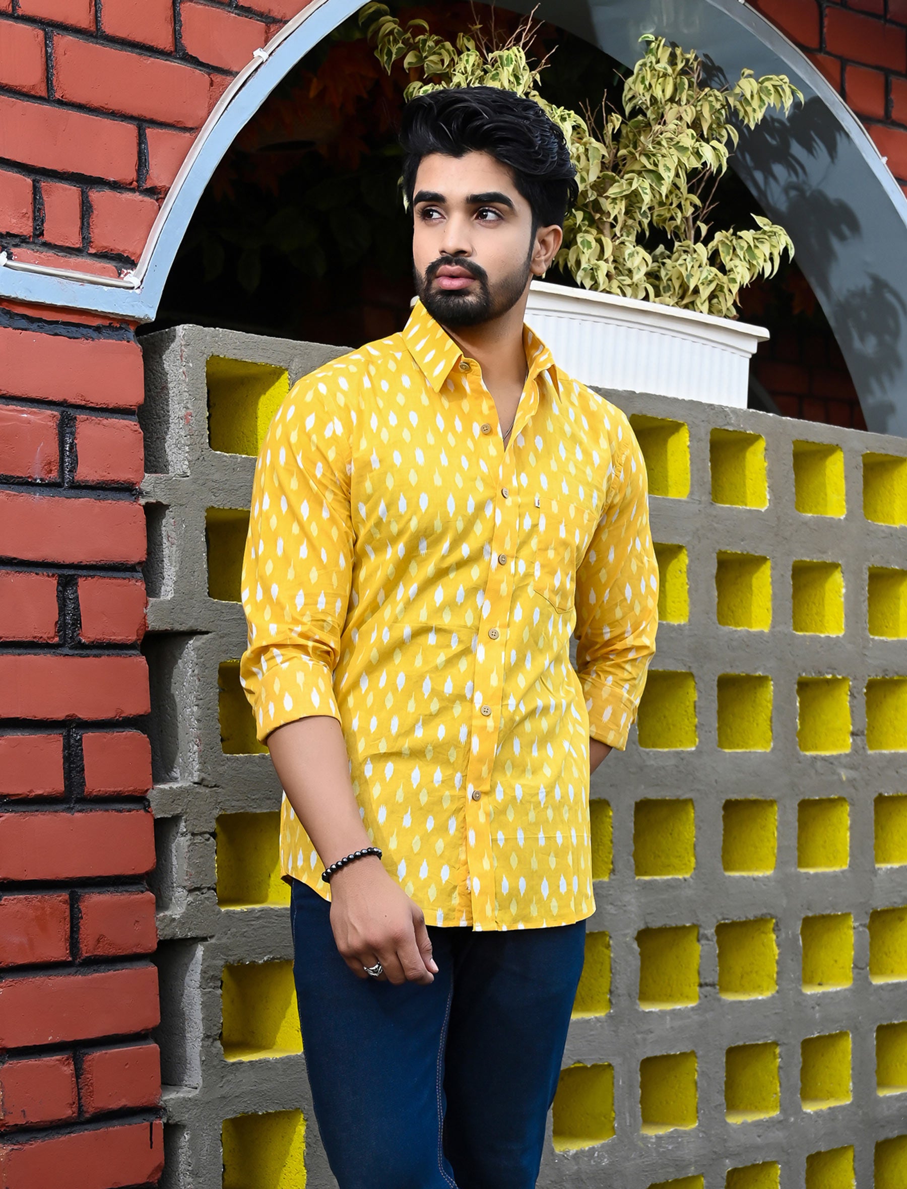 Cotton Printed Full Sleeves Shirt