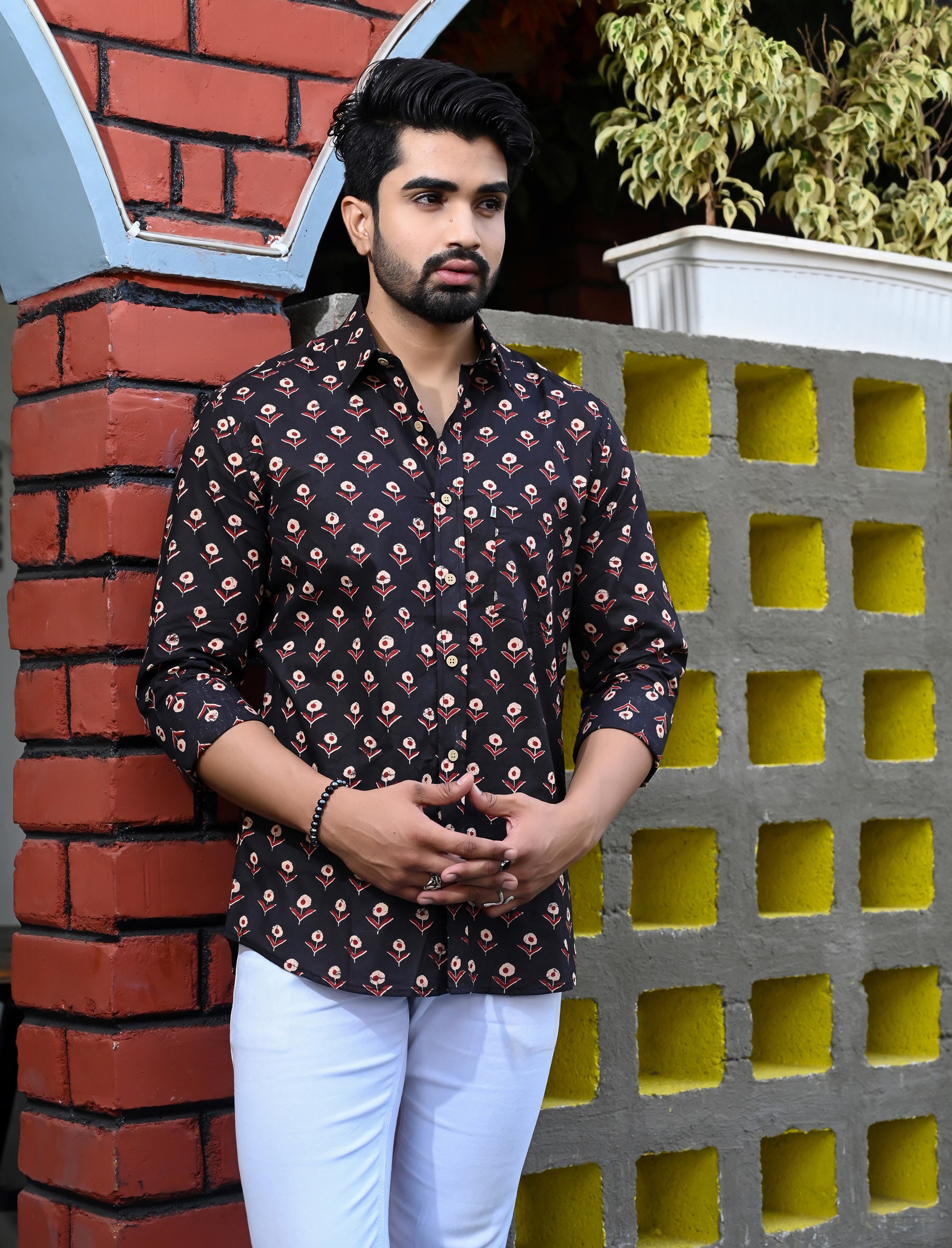 Cotton Printed Full Sleeves Shirt