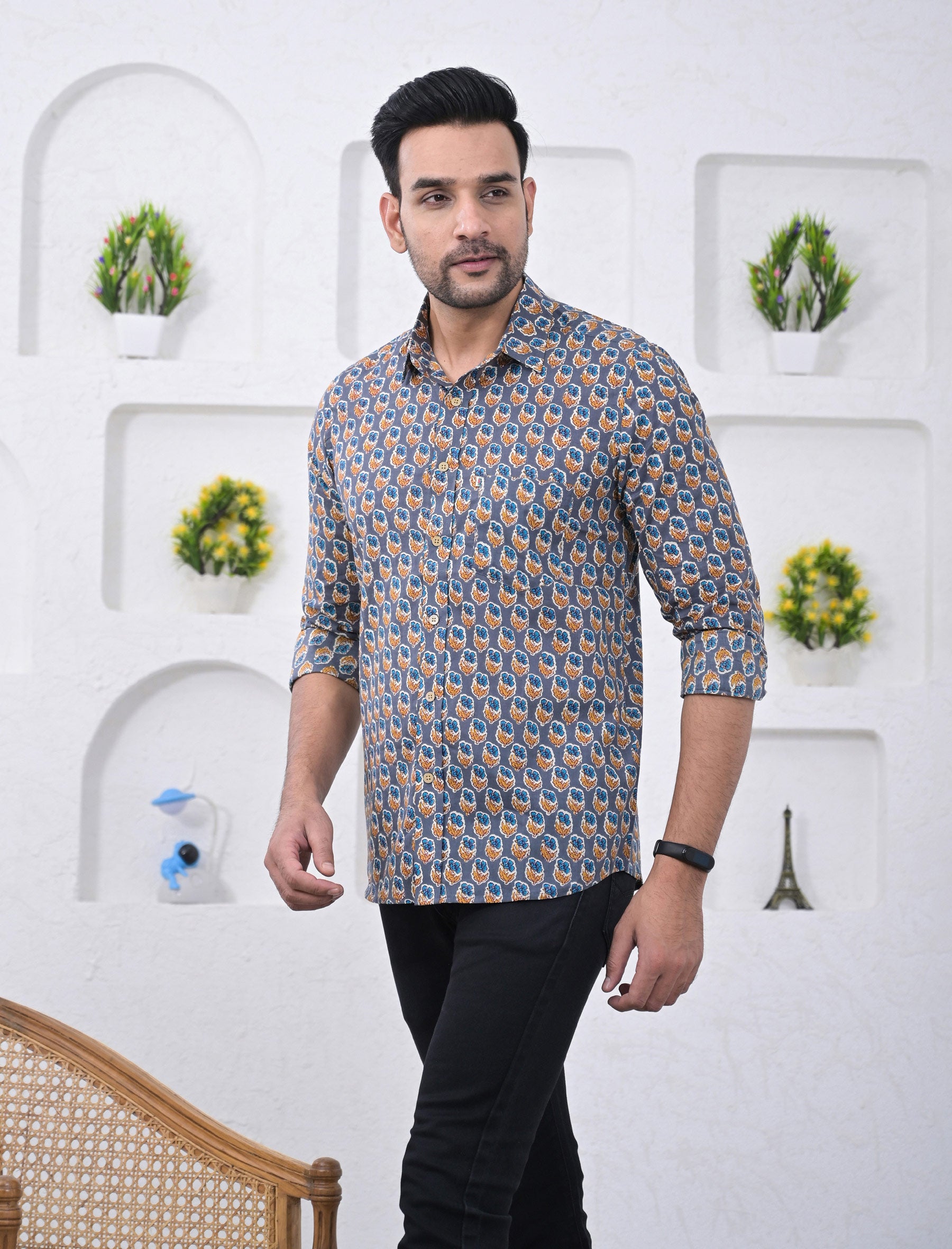 Cotton Printed Full Sleeves Shirt