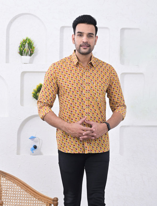 Cotton Printed Full Sleeves Shirt