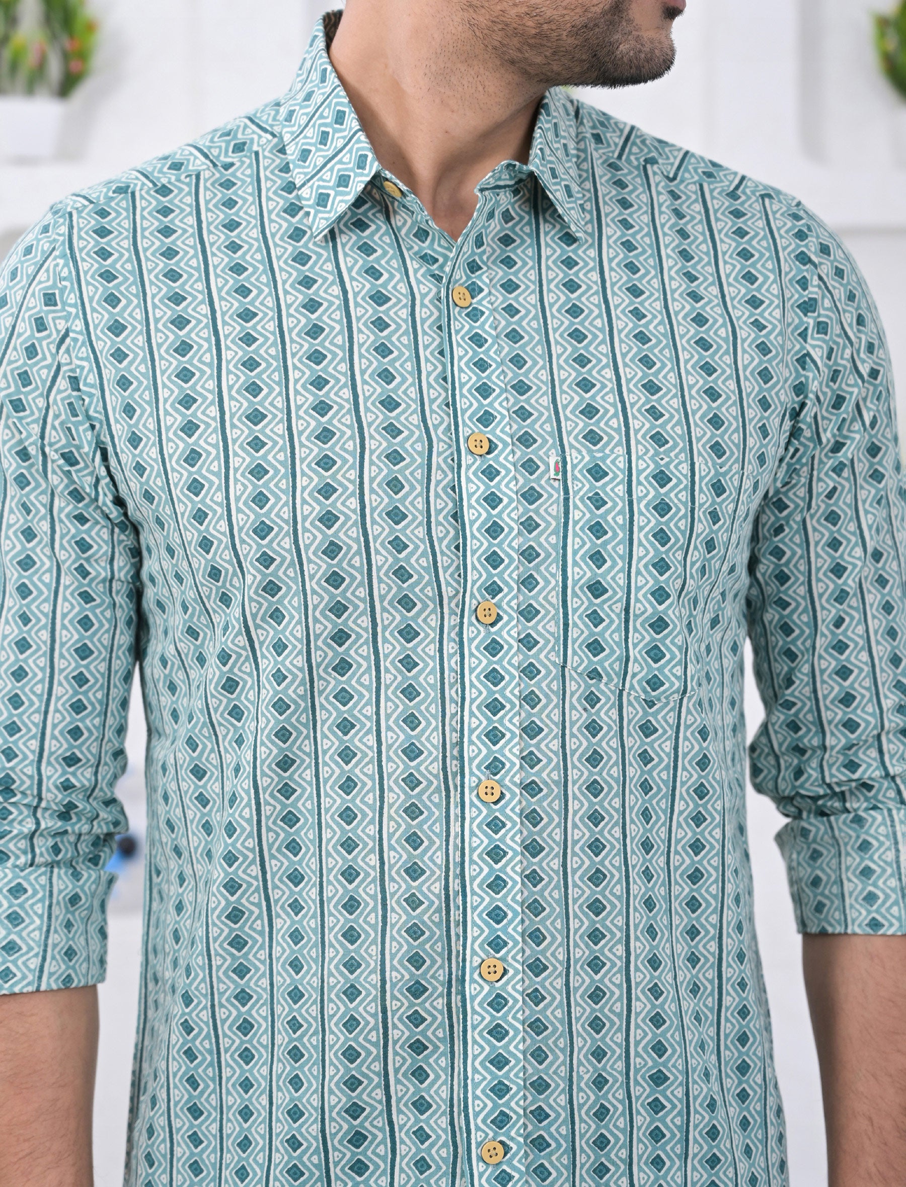 Cotton Printed Full Sleeves Shirt