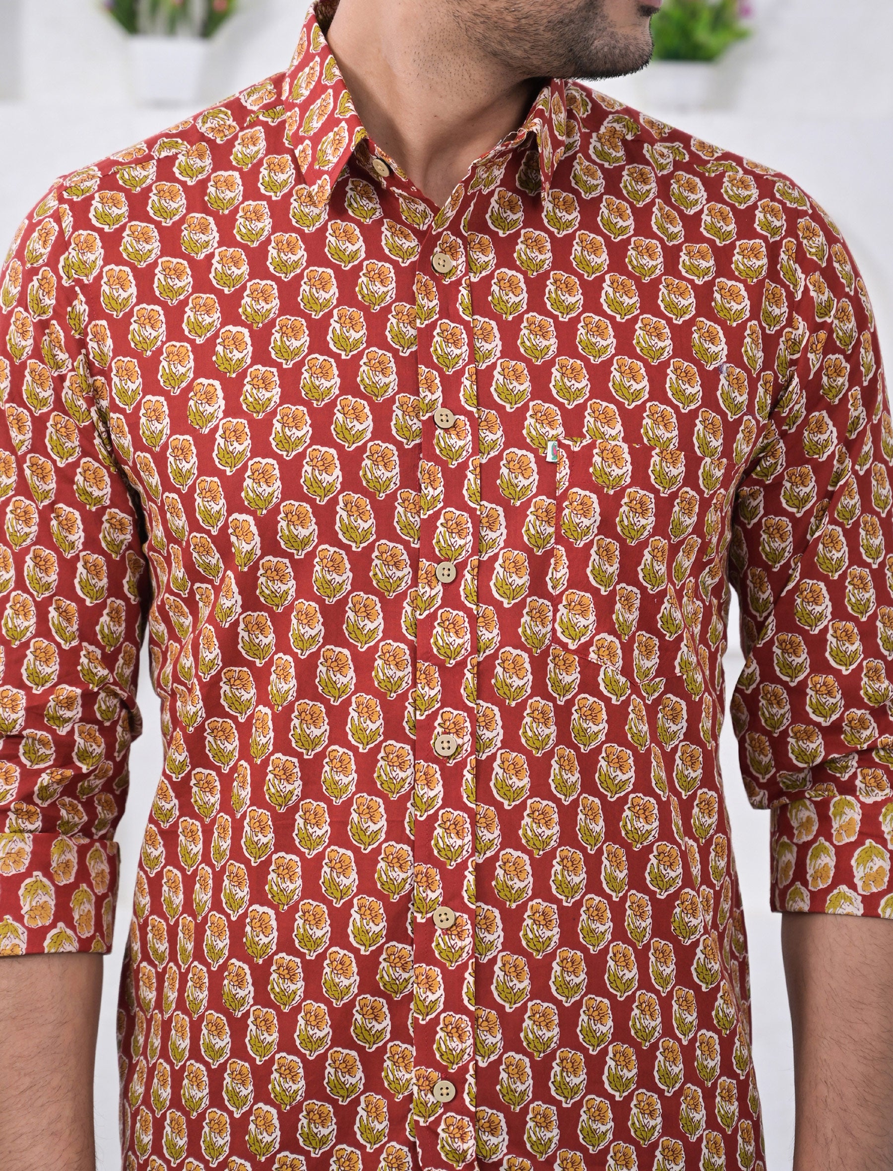 Cotton Printed Full Sleeves Shirt