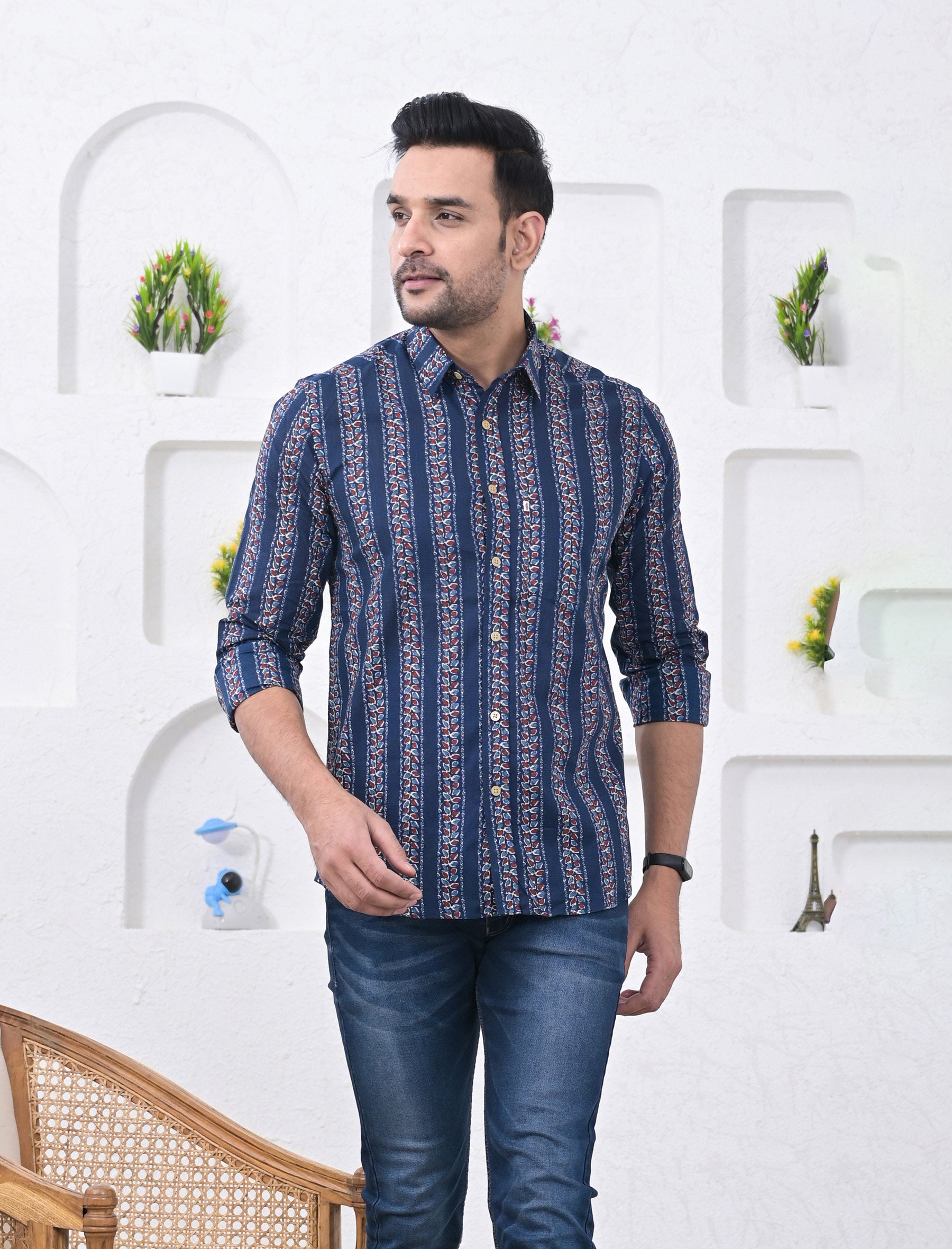 Cotton Printed Full Sleeves Shirt