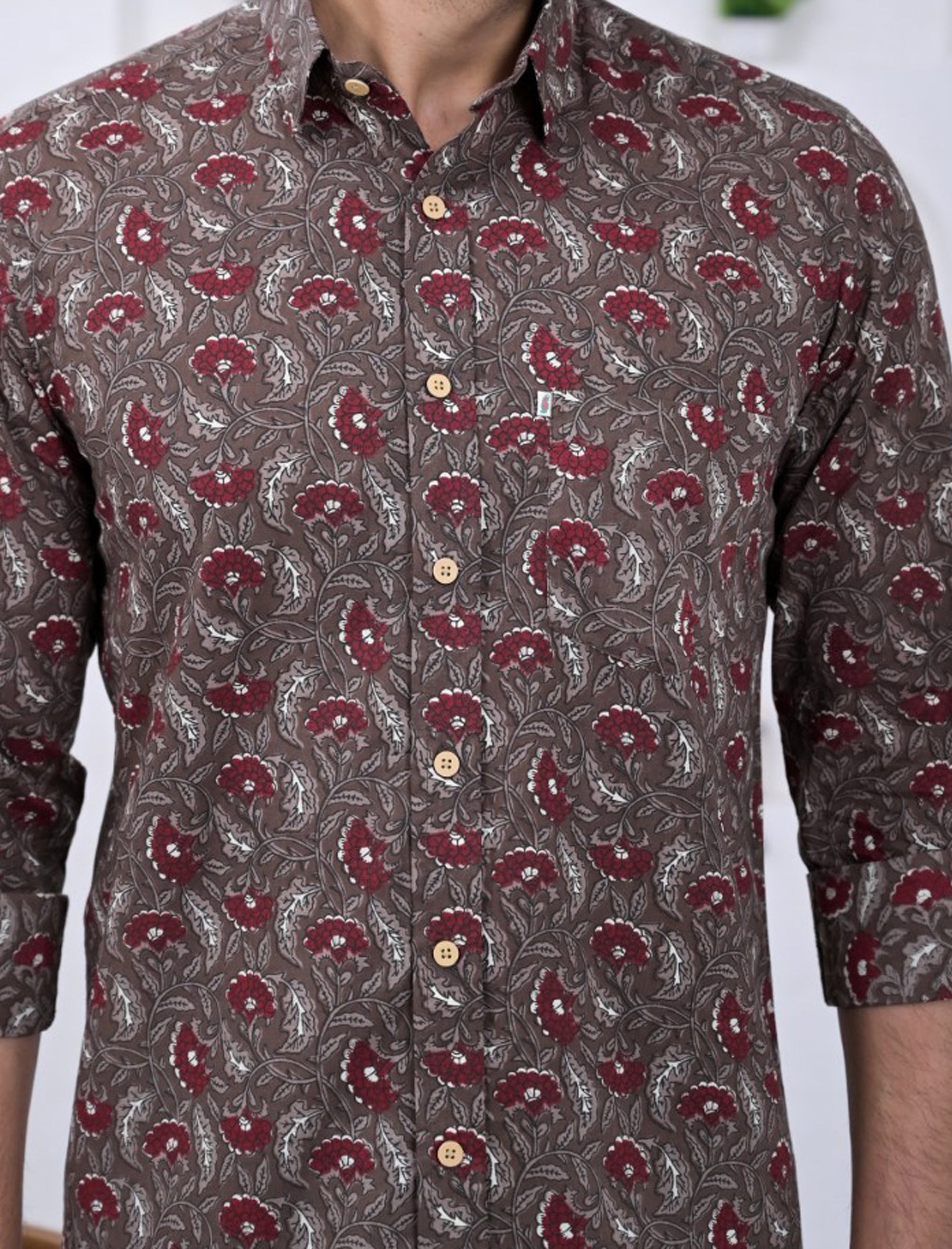 Cotton Printed Full Sleeves Shirt