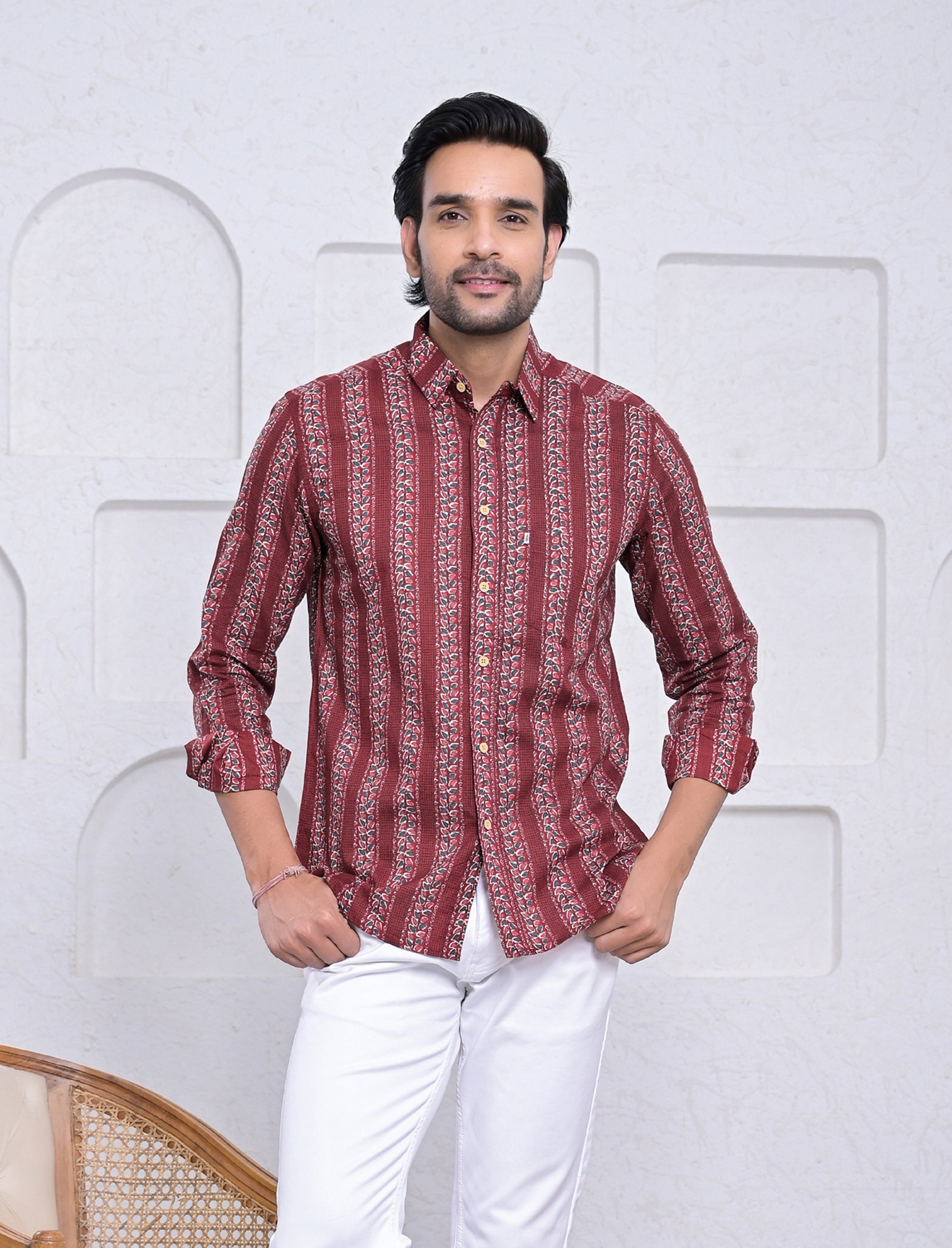 Cotton Printed Full Sleeves Shirt