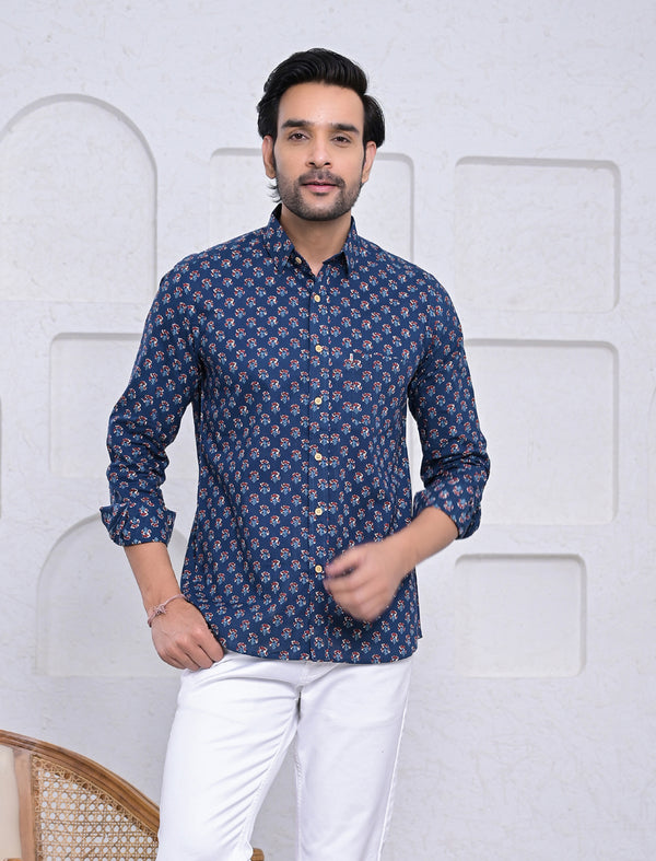 Cotton Printed Half Sleeves Shirt