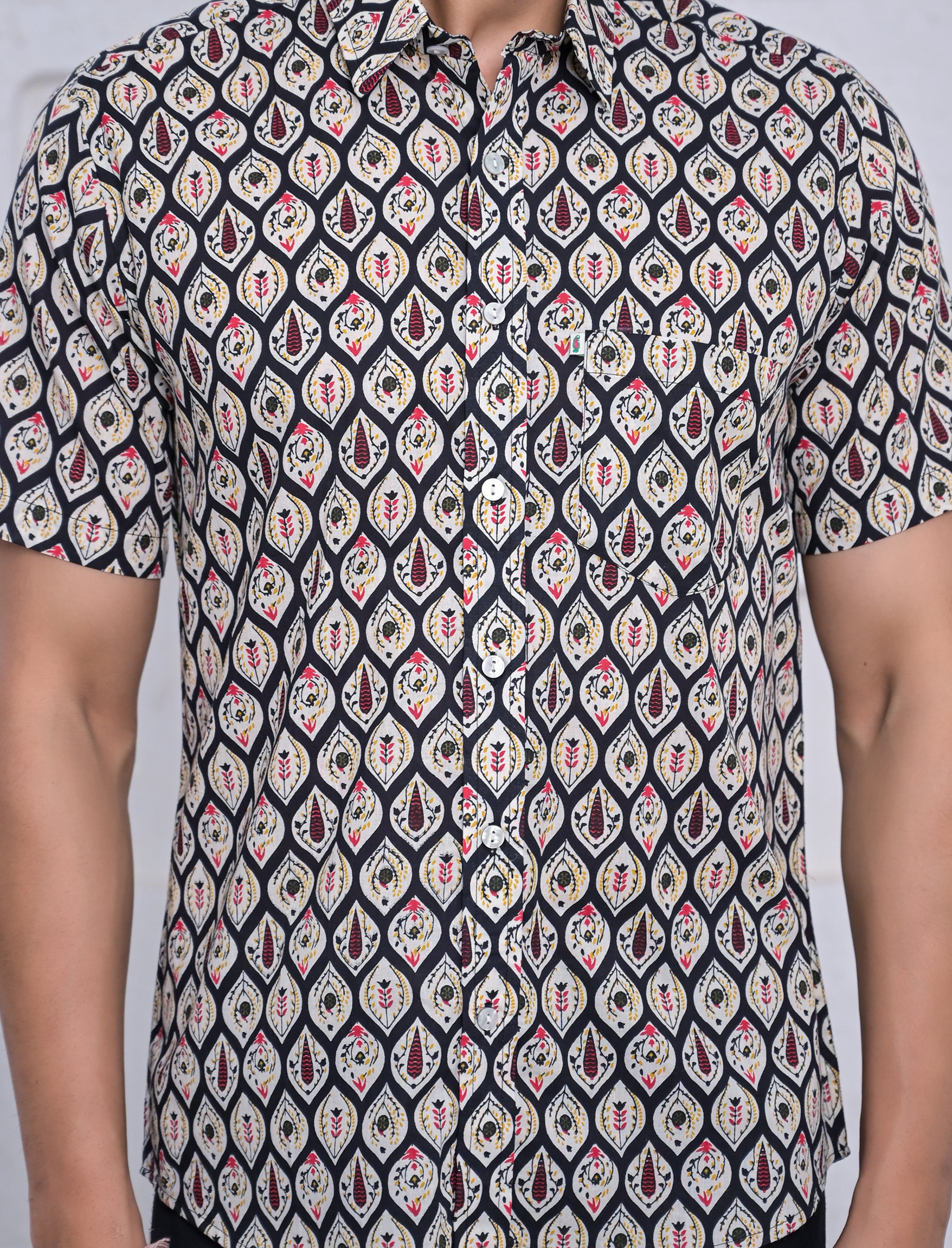 Cotton Printed Half Sleeves Shirt