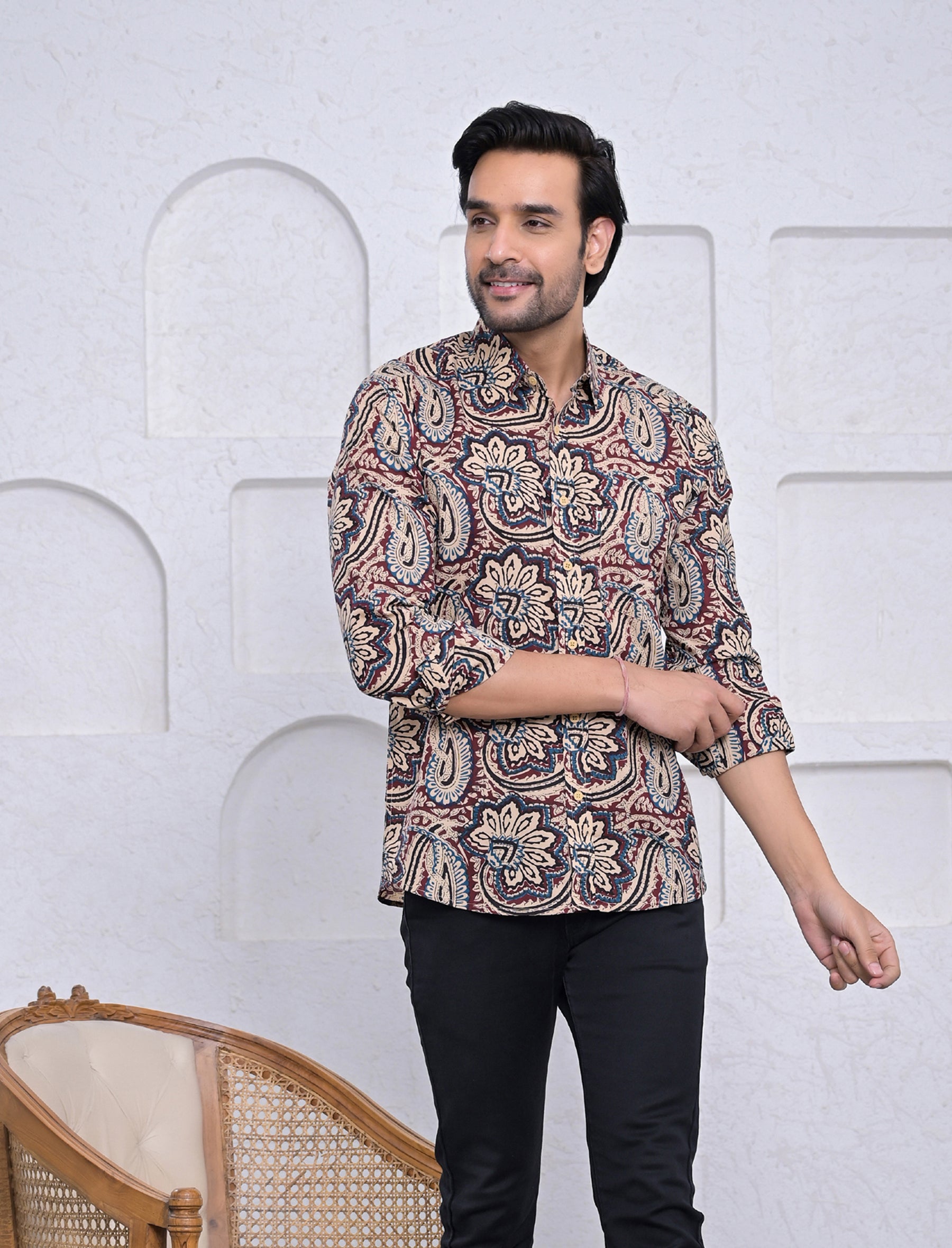 Cotton Printed Full Sleeves Shirt