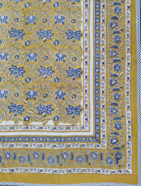 Hand Block Printed Cotton Single Dohar