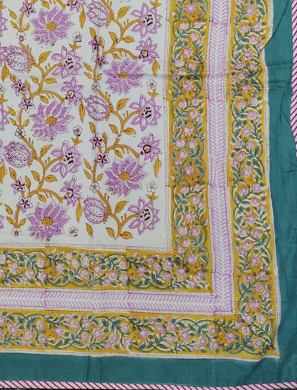 Hand Block Printed Cotton Single Dohar